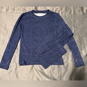 Blue Long Sleeve Athletic Top and Pants Set Size 4-5